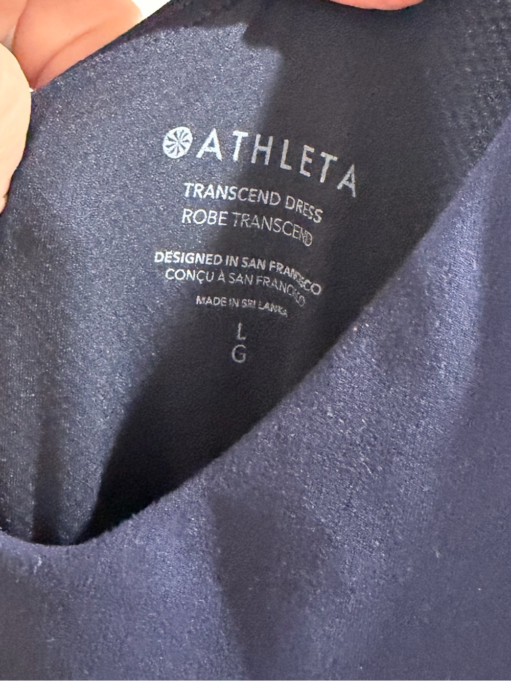 Athleta Navy Transcend Dress - Picture 2 of 5